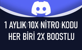 10x 1 Aylık Nitro Promo