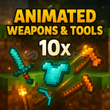 10x | Animated Weapons & Tools Set | MC