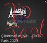 10x Çıkartma | ANNIHILATION | Paris 2023