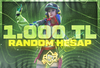⭐1000TL PUBGM RANDOM HESAP