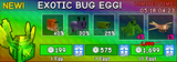 ⭐10x Exotic Bug Egg (HIZLI TESLİMAT)⭐