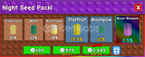 ✨10X NİGHT SEED PACK! GROW A GARDEN✨