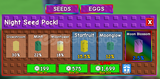 10x Night Seed Pack | Grow a Garden