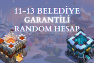 ⚡ Clash royale 11 - 13 garantili random hesap⚡