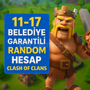 11-17 Belediye Garantili Random hesap