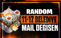 ⭐[11-17 Seviye Belediye] Garanti Mail Değişen⭐