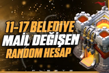 ⭐[11-17 Seviye Belediye] Garanti Mail Değişen⭐