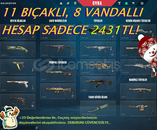 ⚡11 Bıçaklı/8 Vandallı HAFTASONU FIRSATI!⚡