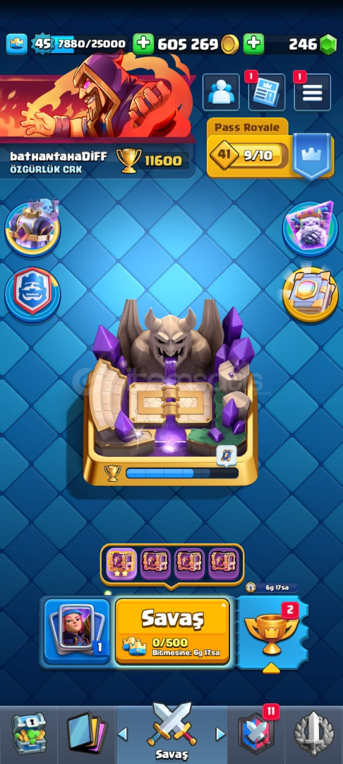11 K CLASH ROYALE HESABI EFFSAN✨✨ 11 K CLASH ROYALE HESABI EFFSAN✨✨