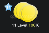 11 Level 100 K Altın