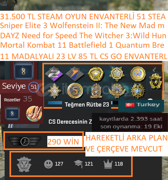 11 MADALYALI 23 LV 51 LV STEAM DAYZ BF1 Mortal 11 MADALYALI 23 LV 51 LV STEAM DAYZ BF1 Mortal