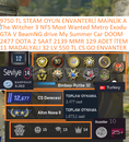 11 MADALYALI 32 LV 550 TL CS GO ENVANTERLİGTA V 11 MADALYALI 32 LV 550 TL CS GO ENVANTERLİGTA V