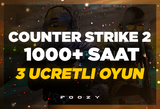 CS2 1000 SAAT | FACEIT HAZIR | CS2 Hesap