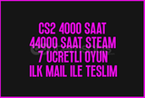 11 OYUN 4000 SAAT | FACEİT HAZIR | GARANTİ