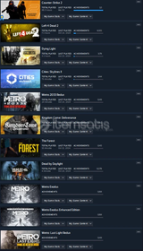11 OYUNLU STEAM HESABI