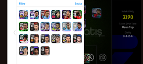 110 İBRAHİMOVİC 103 HARY KANE 104 GATTUSO