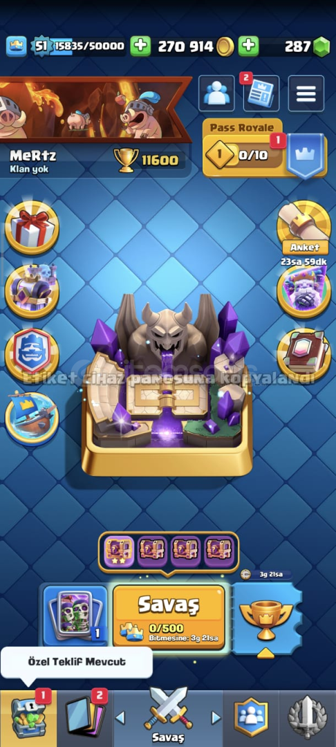 ⭐11000 KUPA⭐51 LEVEL⭐7 EVRİM⭐ ⭐11000 KUPA⭐51 LEVEL⭐7 EVRİM⭐