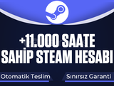 +11.000 Saat İlk Mailli Steam Hesabı [Kaliteli]