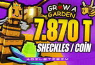 ⭐+7.870T COİN⭐GROW A GARDEN SHECKLES