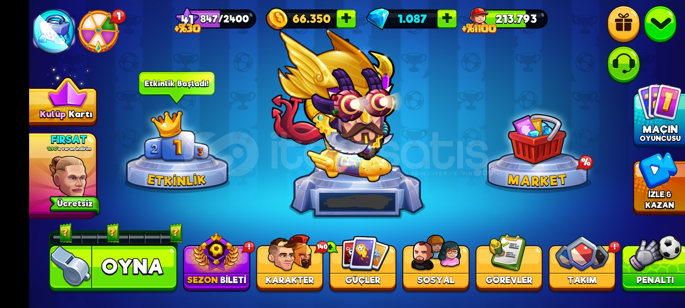 1100K cevherli efsane hesap uygun fiyattan  1100K cevherli efsane hesap uygun fiyattan