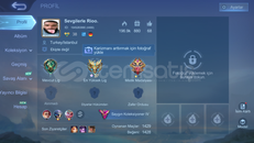 110K KOLEKSIYON PUANLI EFSANE HESAP