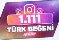 ⭐1.111 Türk Beğeni İnstagram [%99.9 Türk]⭐