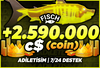 ⭐[112.700KG RGB!]⭐FİSCH +2M/2.590.000 C$ ✅HIZLI