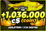 ⭐[112.700KG RGB!]⭐FİSCH +1M/1.036.000 C$ ✅HIZLI