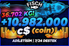 ⭐[36.702 KG!]⭐FİSCH +10.982.000 C$ ✅HIZLI