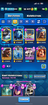 114 kart 6700 kupa