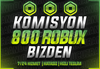 ⭐(1144) 800 Robux + KOMİSYON BİZDEN ⭐