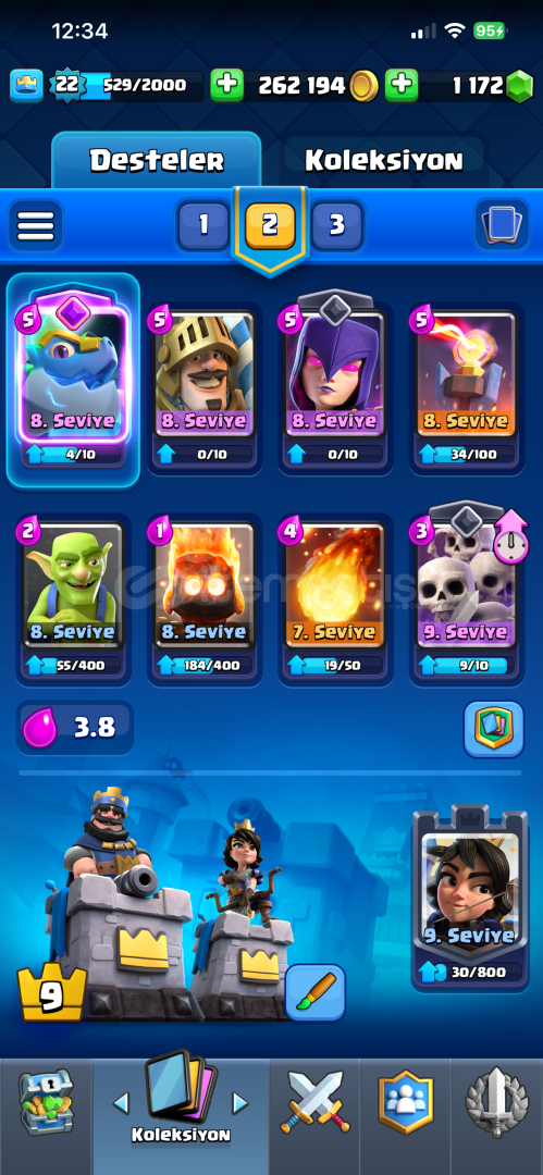 ⭐️ 2767 KP 22SVY CLASH ROYALE HESABI⭐️ ⭐️ 2767 KP 22SVY CLASH ROYALE HESABI⭐️