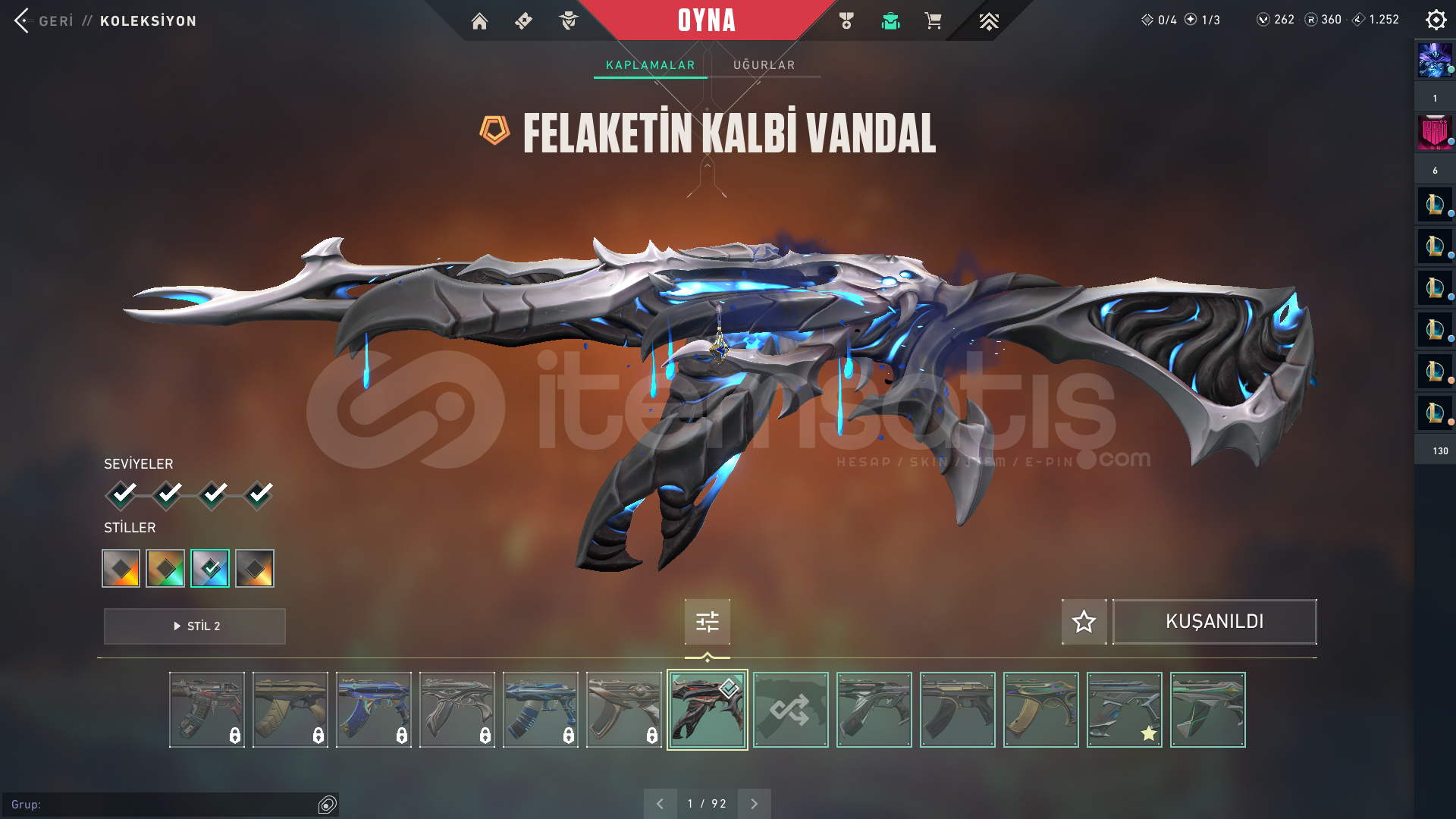 ⭐119 Skinli Yağmacı'lı Kuronami'li Hesap⭐ ⭐119 Skinli Yağmacı'lı Kuronami'li Hesap⭐