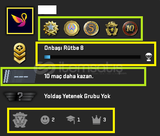 11K OYUN+FACEİT+ 5 MADALYA 200 WİN 614 SAAT 