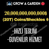 20T (20000B) sheckles/coin | ⭐Grow A Garden⭐