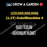 1.1T (1.120B) sheckles/coin | ⭐Grow A Garden⭐
