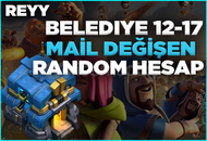 ⭐12-17 Seviye Belediye Mail Değişen Hesaplar⭐