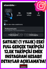 ⭐12,8K TAKİPÇİLİ⭐ INSTAGRAM EMEK HESABI!