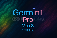 ⭐12 AY Gemini Pro + Veo 3 • Kendi Hesabınıza⭐