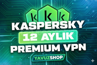 [12 Aylık] Kaspersky VPN + Premium (Garantili)