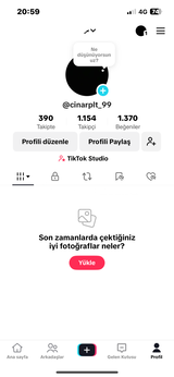 1.2 klık Ucuz Herşeyi Açık Tiktok Hesabı