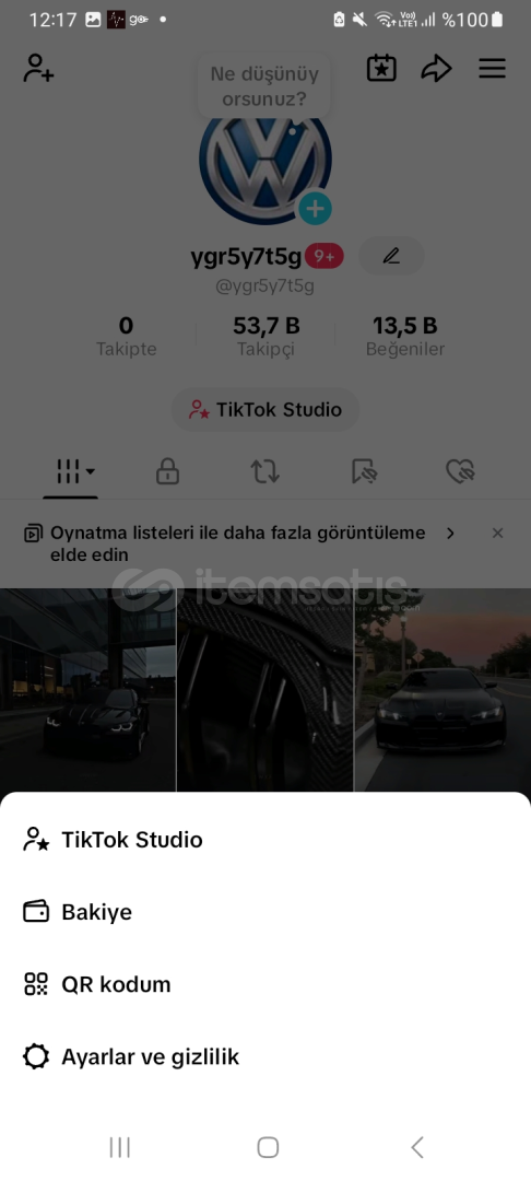 12 mil izlenme 53.000 takipci hesap  12 mil izlenme 53.000 takipci hesap