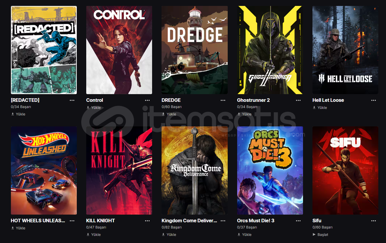 12 Oyun - Epic Games Hesabı 12 Oyun - Epic Games Hesabı