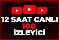 ⭐12 Saat Youtube 100 CANLI İZLEYİCİ ⭐