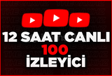 ⭐12 Saat Youtube 100 CANLI İZLEYİCİ ⭐