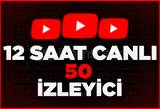 ⭐12 Saat Youtube 50 CANLI İZLEYİCİ ⭐