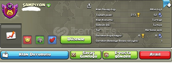 12 SEVİYE ŞAMPİYON KLANIM SATILIKTIR 12 SEVİYE ŞAMPİYON KLANIM SATILIKTIR