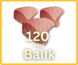 120 Adet Balık Fileto