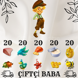 ⭐120 ADET KARIŞIK BAL VE DENİZ ÜRÜNLERİ⭐