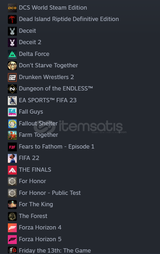 PUBGDE 2000 SKİN 120 OYUNLU 18 LVL STEAM HESAP